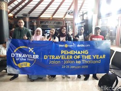 Asyik! dTraveler of The Year 2018 Berangkat ke Thailand