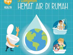 Tiga Langkah Hemat Air di Rumah