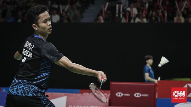 Jonatan dan Anthony Ginting Tumbang di Kejuaraan Asia