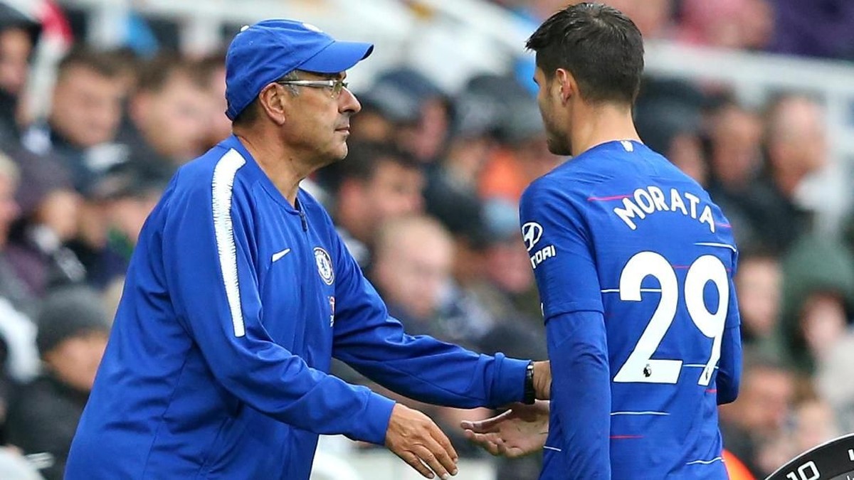 Alvaro Morata meminta ingin meninggalkan Chelsea sebulan lalu. Foto: Alex Livesey/Getty Images
