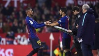 Valverde mengganti Boateng dengan Luis Suarez setelah tertinggal. (Foto: Aitor Alcalde/Getty Images)