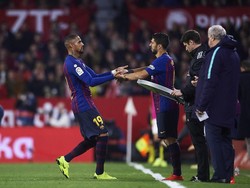 Valverde mengganti Boateng dengan Luis Suarez setelah tertinggal. (Foto: Aitor Alcalde/Getty Images)