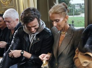 Momen Mesra Celine Dion dengan Penari Latar Tampan di Paris Fashion Week