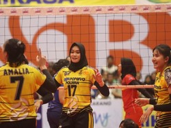 Popsivo Polwan Kalahkan BJB Pakuan 3-0 di Solo