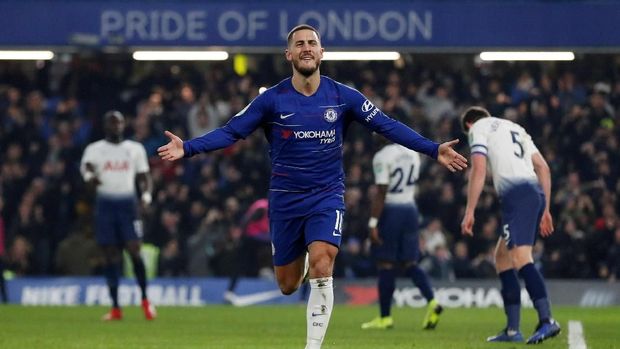 Penyerang Chelsea Eden Hazard diklaim salah satu bidikan Real Madrid