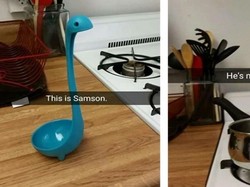 Asyik Banget! Wanita Ini Ajak Sendok Supnya Masak dan Jalan-jalan