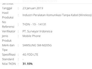 Samsung Galaxy M Penantang Xiaomi Sudah Lolos TKDN Samsung Galaxy M Penantang Xiaomi Sudah Lolos TKDN