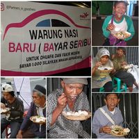Di Warung Nasi Ini Bayar Rp 1.000 Bisa Makan Sepuasnya