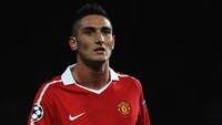 Pertama Federico Macheda, pemain jebolan MU dan menembus sukad utama pada 2009. Sempat diproyeksikan jadi pemain besar, namanya justru pelan-pelan tenggelam kini memperkuat Panathinaikos (Alex Livesey/Getty Images)