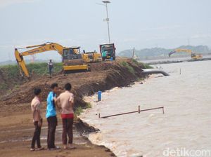 Tanggul Lumpur Sidoarjo Hampir Meluber, Warga Waswas