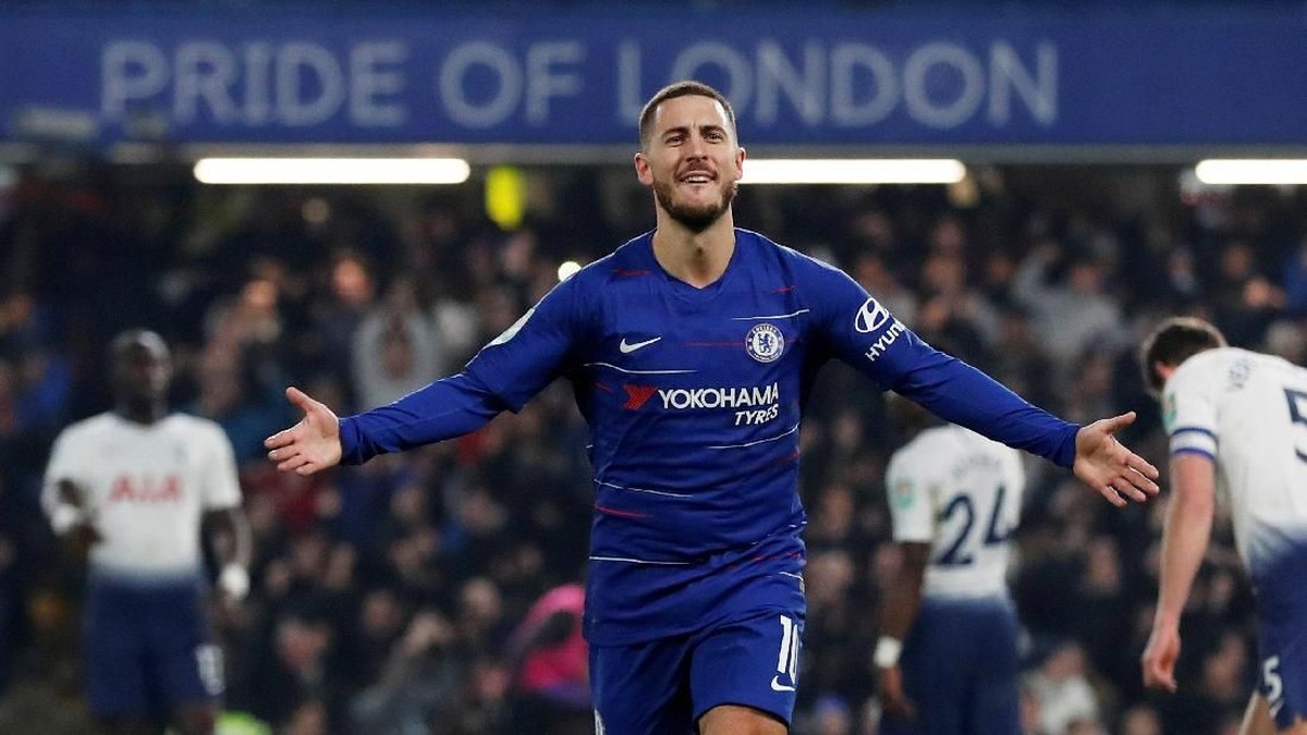 Winger Chelsea Eden Hazard menjadi incaran utama Real Madrid. (Foto: Matthew Childs/Action Images via Reuters)