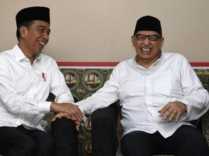 Potret Hangatnya Pertemuan Jokowi dan Quraish Shihab