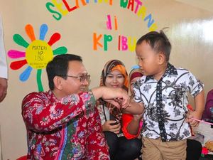 Melihat Lagi Kedekatan Ahok dengan Anak-anak