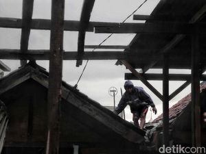 12 Rumah di Bogor Rusak Imbas Hujan Deras Disertai Angin Kencang