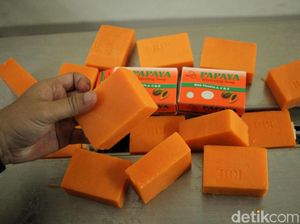 Penampakan Sabun Palsu yang Diamankan BPOM Penampakan Sabun Palsu yang Diamankan BPOM