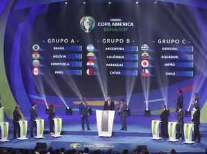 Hasil Drawing Copa America: Brasil Mudah, Argentina Segrup Kolombia