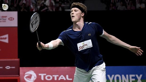 Anders Antonsen sukses revans terhadap Jonatan Christie.