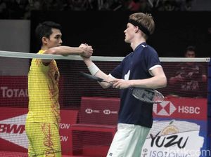 Antonsen Mundur, Jonatan Christie Doakan Cepat Pulih
