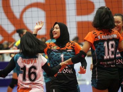Tim Putri BNI 46 Libas Elektrik PLN