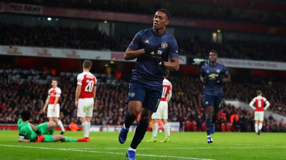 Manchester United memperpanjang kontrak Anthony Martial sampai 2024 (Foto: Catherine Ivill/Getty Images)