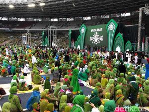 Peringati Harlah ke-73, Muslimat NU Penuhi Stadion GBK