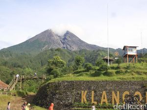 Lagi, Gunung Merapi Keluarkan Awan Panas Jarak Luncur 200 Meter