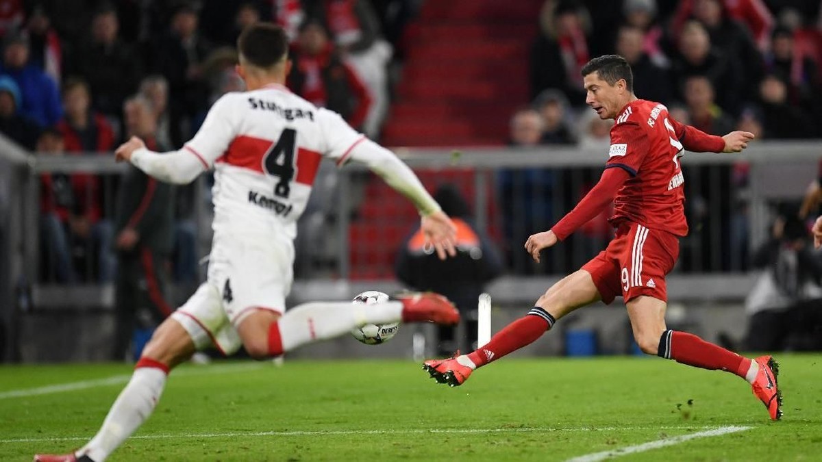Bayern Munich menang telak 4-1 atas Stuttgart.(Foto: Andreas Gebert/REUTERS)