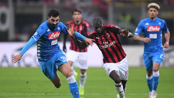 Milan Vs Napoli Tanpa Pemenang