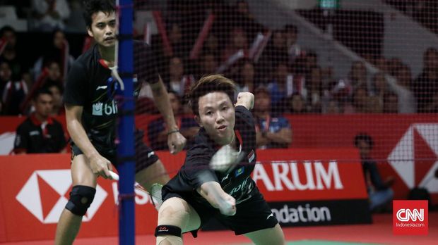 Liliyana Natsir mengumumkan gantung raket di ajang indonesia Masters 2019.