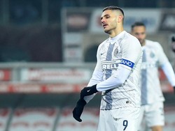 Dalam pertandingan pekan ke-21 Liga Italia di Stadio Olimpico Grande Torino, Senin (28/1/2019) dini hari WIB, Inter menurunkan Mauro Icardi dan Lautaro Martinez di lini depan. REUTERS/Massimo Pinca.