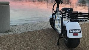 Skuter Listrik dengan Ban Gendut, Keren Juga!