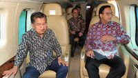 Naik Heli, JK dan Anies Tinjau Titik Kemacetan Jabodetabek