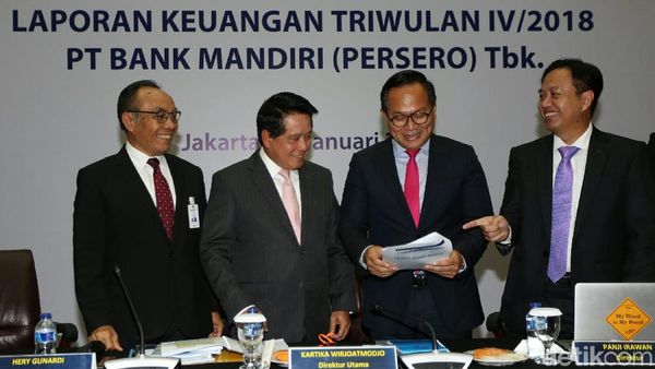 Bank Mandiri Raup Laba Rp 25 Triliun di 2018
