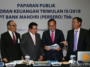 Bank Mandiri Raup Laba Rp 25 Triliun di 2018