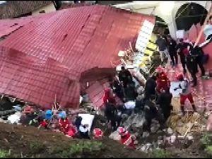 Dinding Hotel Runtuh saat Pesta Pernikahan, 15 Orang Tewas