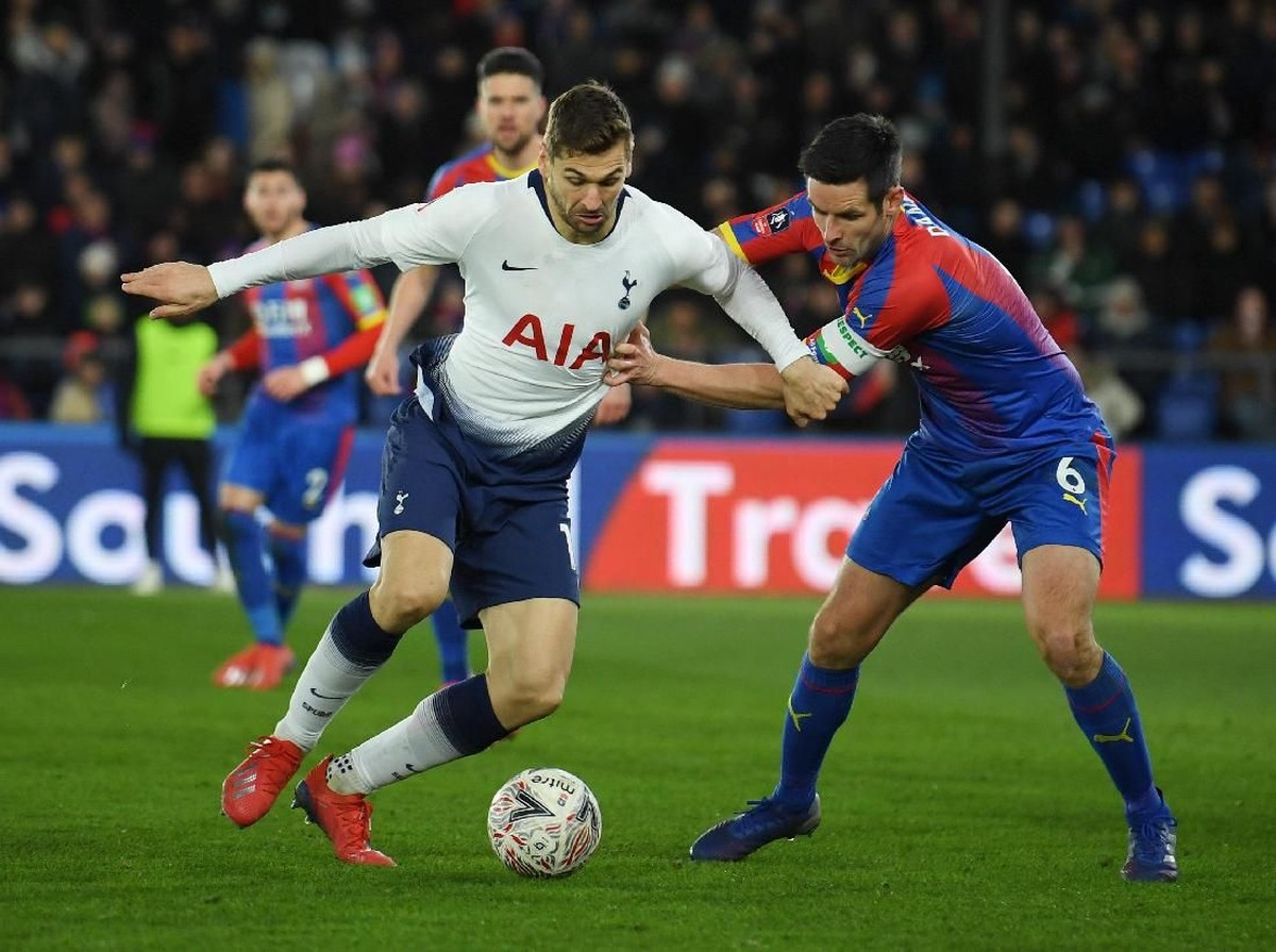 Tottenham Hotspur saat ditaklukkan oleh Crystal Palace. (Foto: Mike Hewitt/Getty Images)