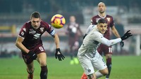 Inter Milan pulang dengan tangan hampa dari lawatan ke markas Torino. REUTERS/Massimo Pinca.