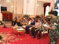 Pertemuan TNI-Polri di Istana, Ada Gatot Nurmantyo