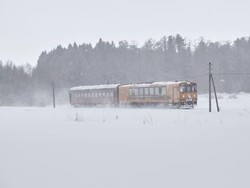 Jarang-jarang di Jepang, Musim Dingin Naik Kereta Klasik