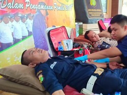 Peringati HUT Satpam, Polda Metro Gelar Donor Darah