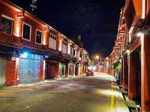 Heningnya Malam di Kota Tua Melaka