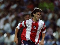 Santiago Solari menjadikan Atletico Madrid sebagai klub Eropa pertamanya pada 1999. Dia cuma bermain 18 bulan dengan torehan tujuh gol di lebih dari 60 penampilan. (Getty Images)
