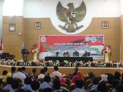 Mangindaan Sosialisasi 4 Pilar MPR ke Penyuluh Perikanan Sulut