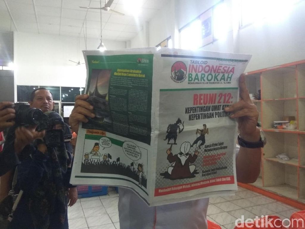 Polisi Masih Analisis Laporan BPN soal Tabloid Indonesia Barokah Polisi Masih Analisis Laporan BPN soal Tabloid Indonesia Barokah