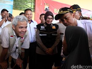 Pesan Gubernur Ganjar ke Korban Banjir: Jangan Teriak Belum Dibantu