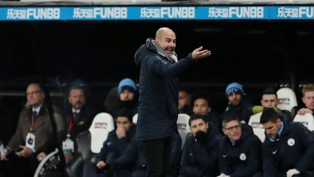 Pep Guardiola tidak panik meski Manchester City kalah dari Newcastle.