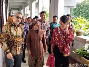 Sebelum Bertugas, Dubes dan Konjen RI Kunjungi Wali Kota Risma