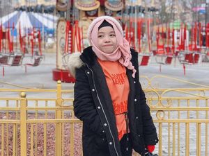 Berhijab dari Kecil, Ini Gaya Fatimah Halilintar yang Punya 1 Juta Followers