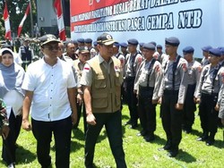 Kepala BNPB Lepas Fasilitator Terpadu Rumah Rusak Pascagempa NTB