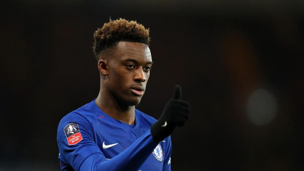 Callum Hudson-Odoi sudah tak sabar mau main sepakbola lagi. Foto: Catherine Ivill/Getty Images